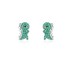 Kids 925 Silver Zirconia Dinosaur Stud Earring 40200098