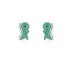 Kids 925 Silver Zirconia Dinosaur Stud Earring 40200098