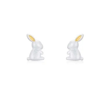 Kids 925 Silver Rabbit Stud Earring 40200099