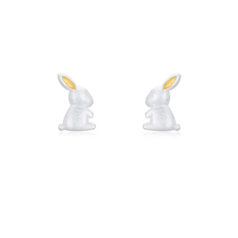 Kids 925 Silver Rabbit Stud Earring 40200099