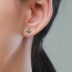 Kids 925 Silver Zirconia Corn Stud Earring 40200110