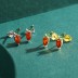 Kids 925 Silver Zirconia Carrot Stud Earring 40200113