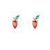 Kids 925 Silver Zirconia Carrot Stud Earring 40200113