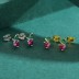 Kids 925 Silver Zirconia Cherry Stud Earring 40200114