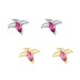 Kids 925 Silver Zirconia Pterosaur Stud Earring 40200115
