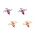 Kids 925 Silver Zirconia Pterosaur Stud Earring 40200115