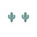 Kids 925 Silver Zirconia Cactus Stud Earring 40200118