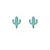 Kids 925 Silver Zirconia Cactus Stud Earring 40200118