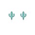 Kids 925 Silver Zirconia Cactus Stud Earring 40200118