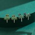 Kids 925 Silver Zirconia Coconut Tree Stud Earring 40200120