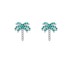 Kids 925 Silver Zirconia Coconut Tree Stud Earring 40200120