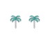 Kids 925 Silver Zirconia Coconut Tree Stud Earring 40200120