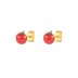 Kids 925 Silver Apple Fruit Stud Earrings 40200141