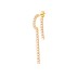 1pcs 925 Silver Cubic Zirconia Thread Through Stud Earrings 40200147