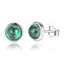 Silver Zirconia Month Birthstone Stud Earrings 40200162