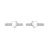 925 Sterling Silver Zirconia Heart Earrings 40200171