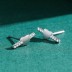 925 Sterling Silver Zirconia Heart Earrings 40200171