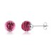 925 Sterling Silver Swarovski Beads Stud Earrings 40200175