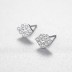 Sterling Silver Zirconia Lips Stud Earrings 40200193