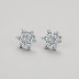 Sterling Silver Zirconia Star Stud Earrings 40200197