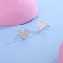 Sterling Silver Sparkle Zirconia Heart Stud Earrings 40200209