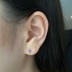 925 Sterling Silver Enamel Flower Stud Earrings 40200221