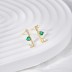 925 Sterling Silver CZ Heart Stud Earrings 40200224