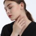 Elegant Pearl Zirconia Flower Stud Earrings 40200229