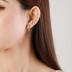 Zirconia Symbol Question Mark Stud Earring 40200233