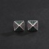 Vintage Zirconia Pyramid Stud Earrings 40200237