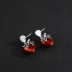 Vintage Strawberry Stud Dangle Earrings 40200242