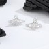 Zirconia Star Planet Stud Earring 40200244