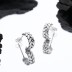 Vintage Zirconia Leafs Stud Earring 40200245