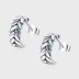 Vintage Zirconia Leafs Stud Earring 40200245