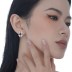 Punk Iregular Shape Zirconia Stud Earring 40200249