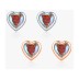 Sparkle Zirconia Heart Stud Earring 40200252