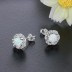 Vintage Flower White Opal Stud Earring 40200256