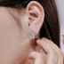 8A Ice Cut Zirconia Rectangle Stud Earring 40200258