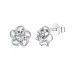 Sparkle Zirconia Flower Stud Earring 40200260