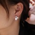 Luxury Zirconia Asymmetric Party Stud Earring 40200268