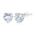 Love Heart Birthday Zirconia Stud Earring 40200269