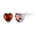 Love Heart Birthday Zirconia Stud Earring 40200269