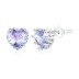 Love Heart Birthday Zirconia Stud Earring 40200269