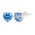 Love Heart Birthday Zirconia Stud Earring 40200269