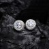 8A Round Zirconia Party Stud Earring 40200272