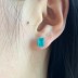 5A Rectangle Zirconia Stud Earring 40200283