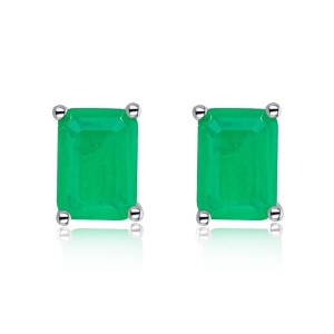 5A Rectangle Zirconia Stud Earring 40200283