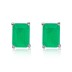 5A Rectangle Zirconia Stud Earring 40200283