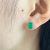 5A Rectangle Zirconia Stud Earring 40200283