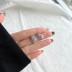Shiny Zirconia Wedding Stud Earring 40200286